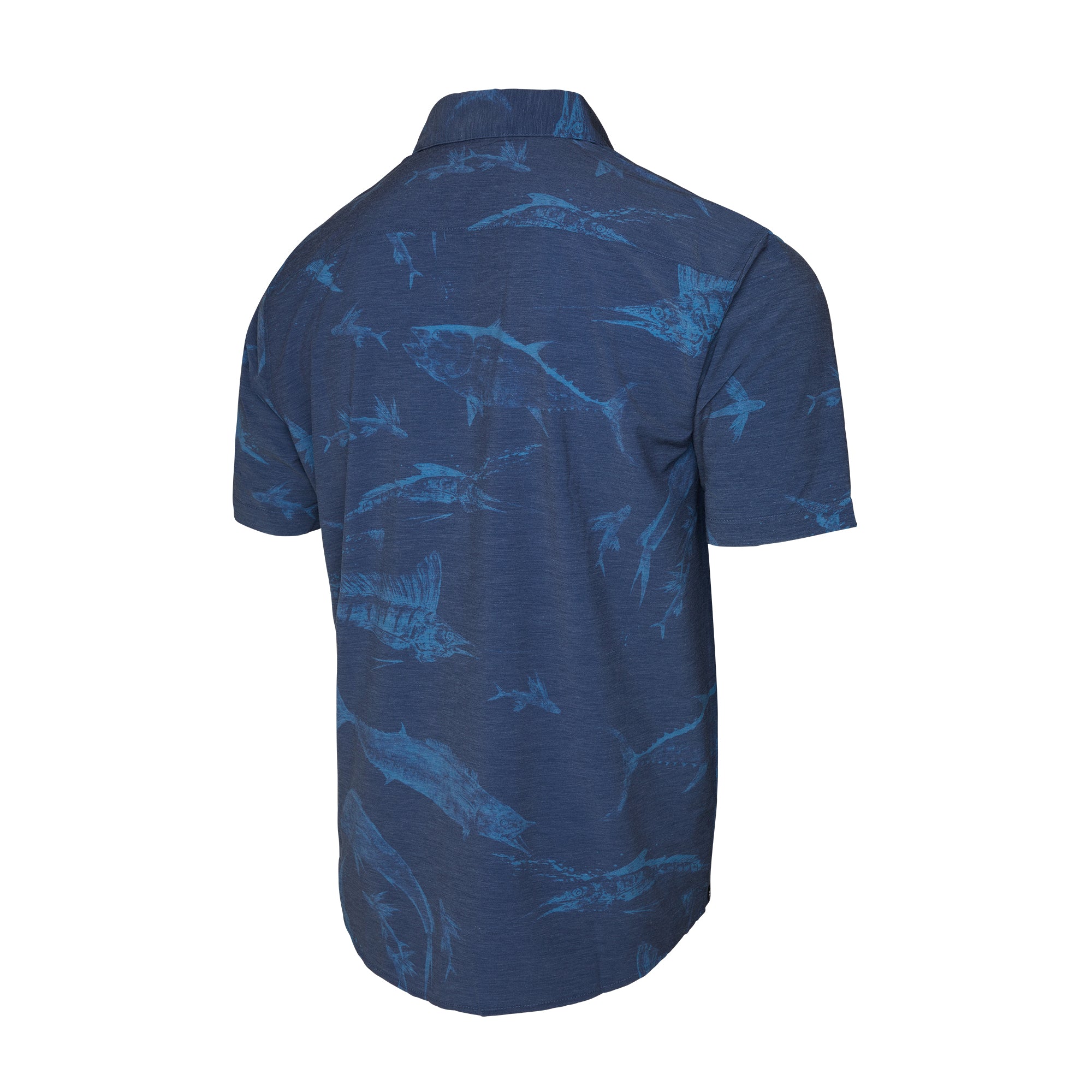 Dockside Stretch Woven Gyotaku