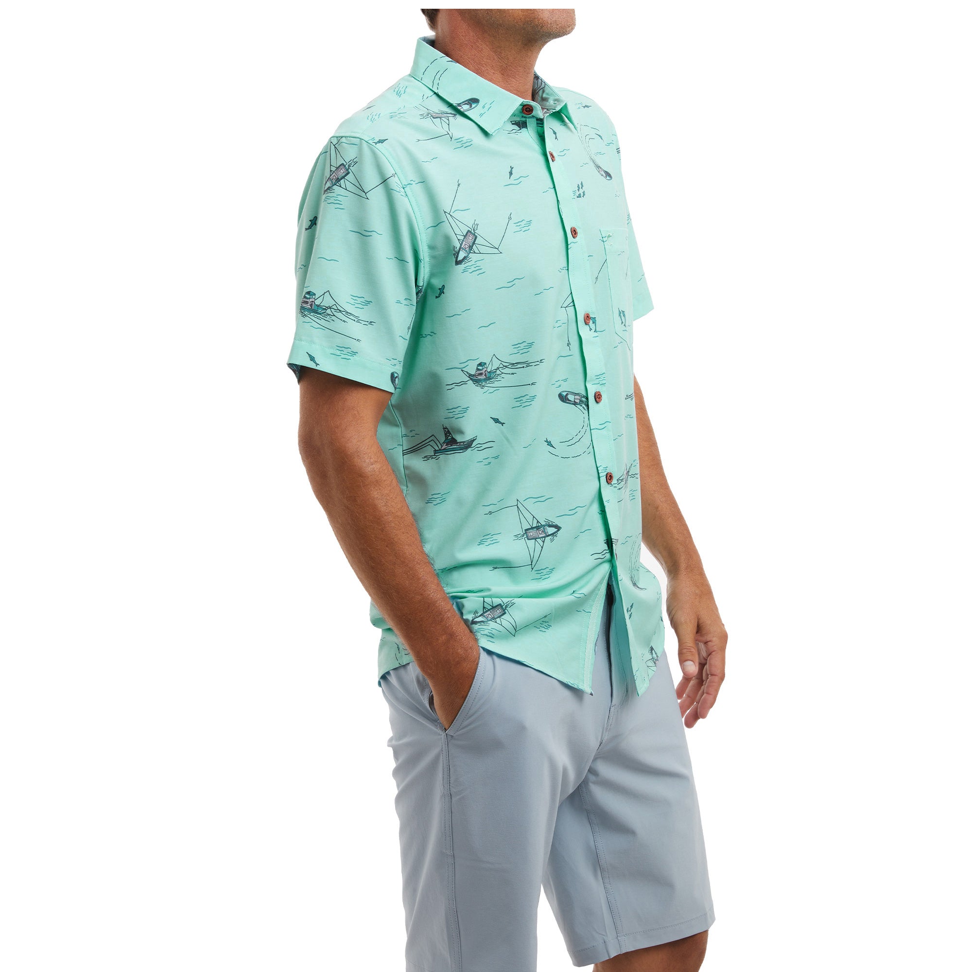 Dockside Stretch Woven Trollin
