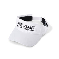 White Slam Sun Visor | PELAGIC AUSTRALIA