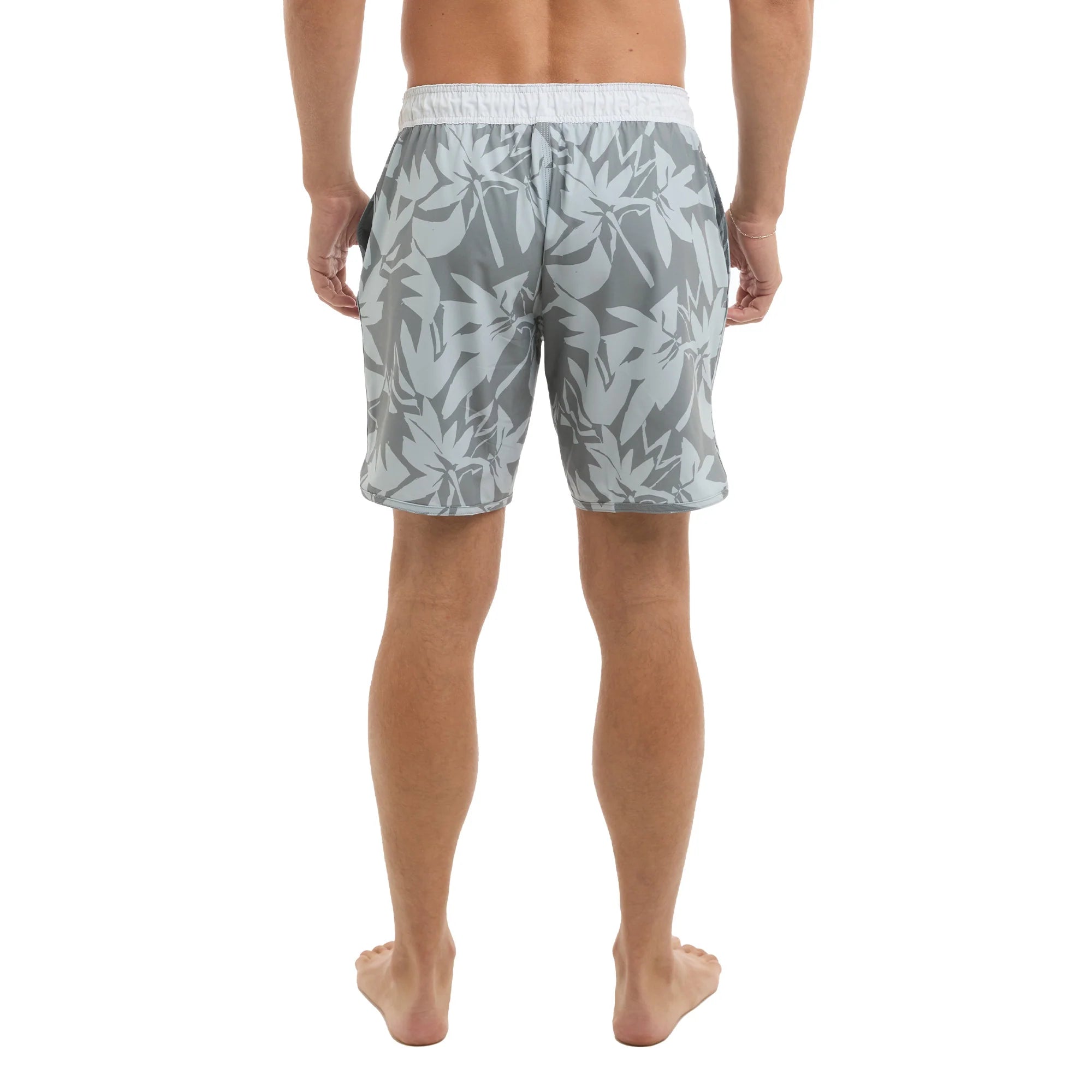 Downswell Elastic Waist Shorts 18" El Nino