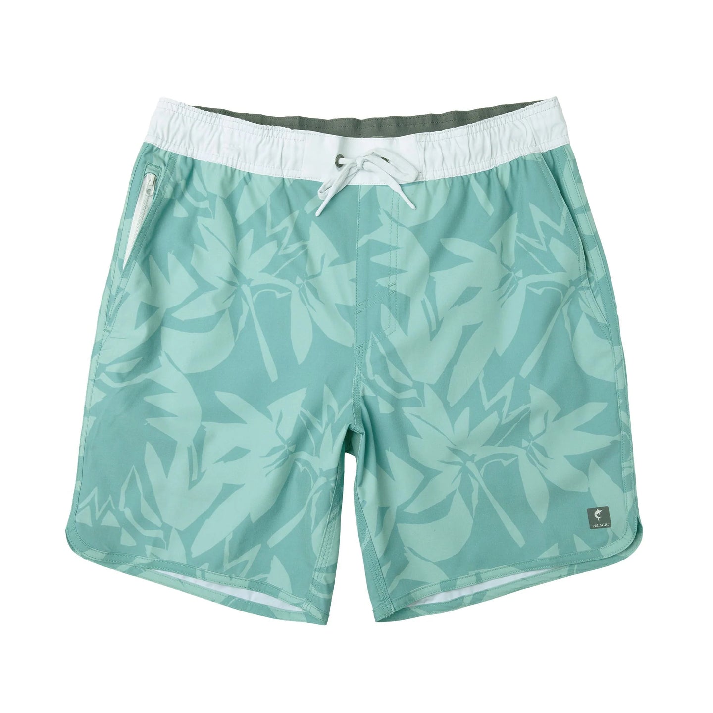 Downswell Elastic Waist Shorts 18" El Nino