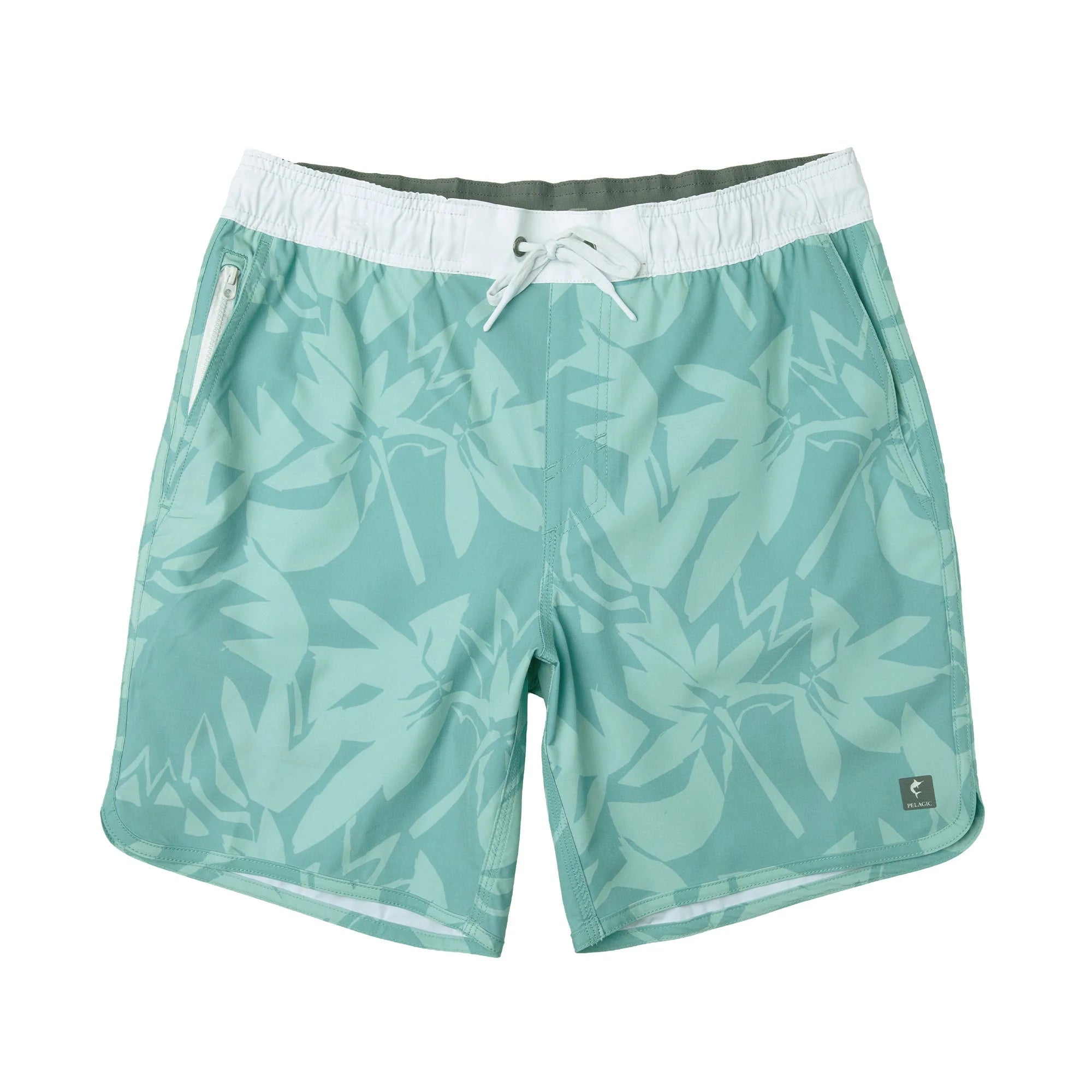 Downswell Elastic Waist Shorts 18" El Nino