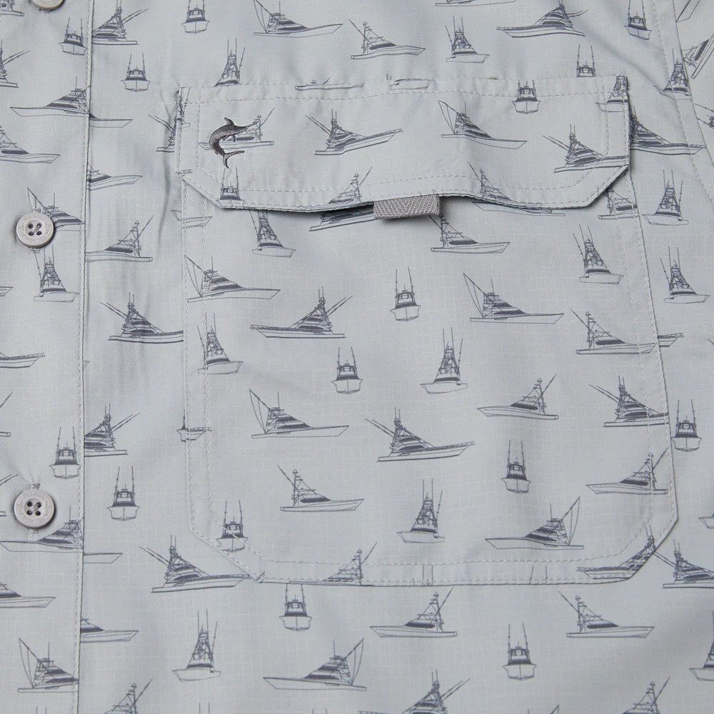 Keys SS Fishing Shirt Tiny Boats