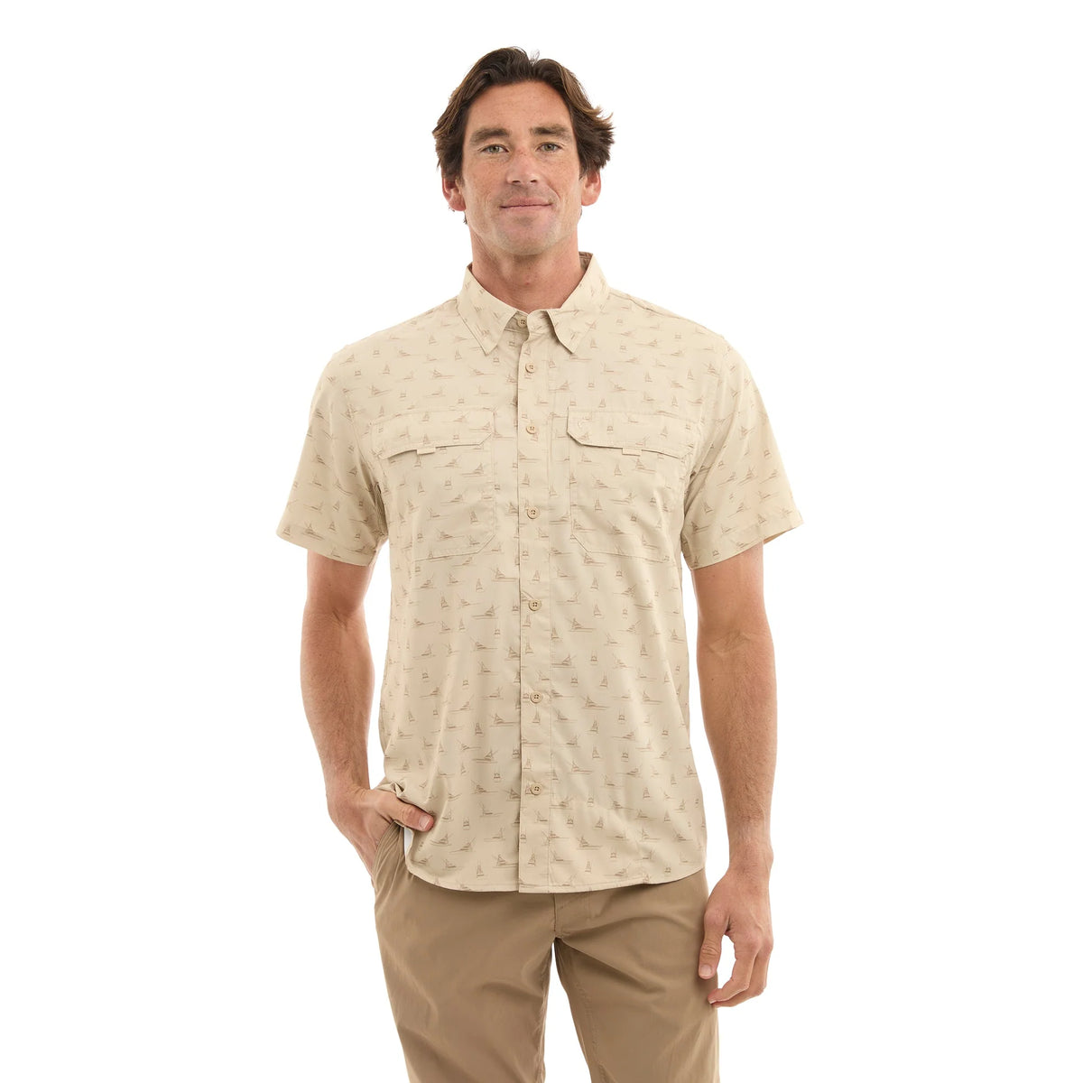 Keys SS Fishing Shirt Tiny Boats