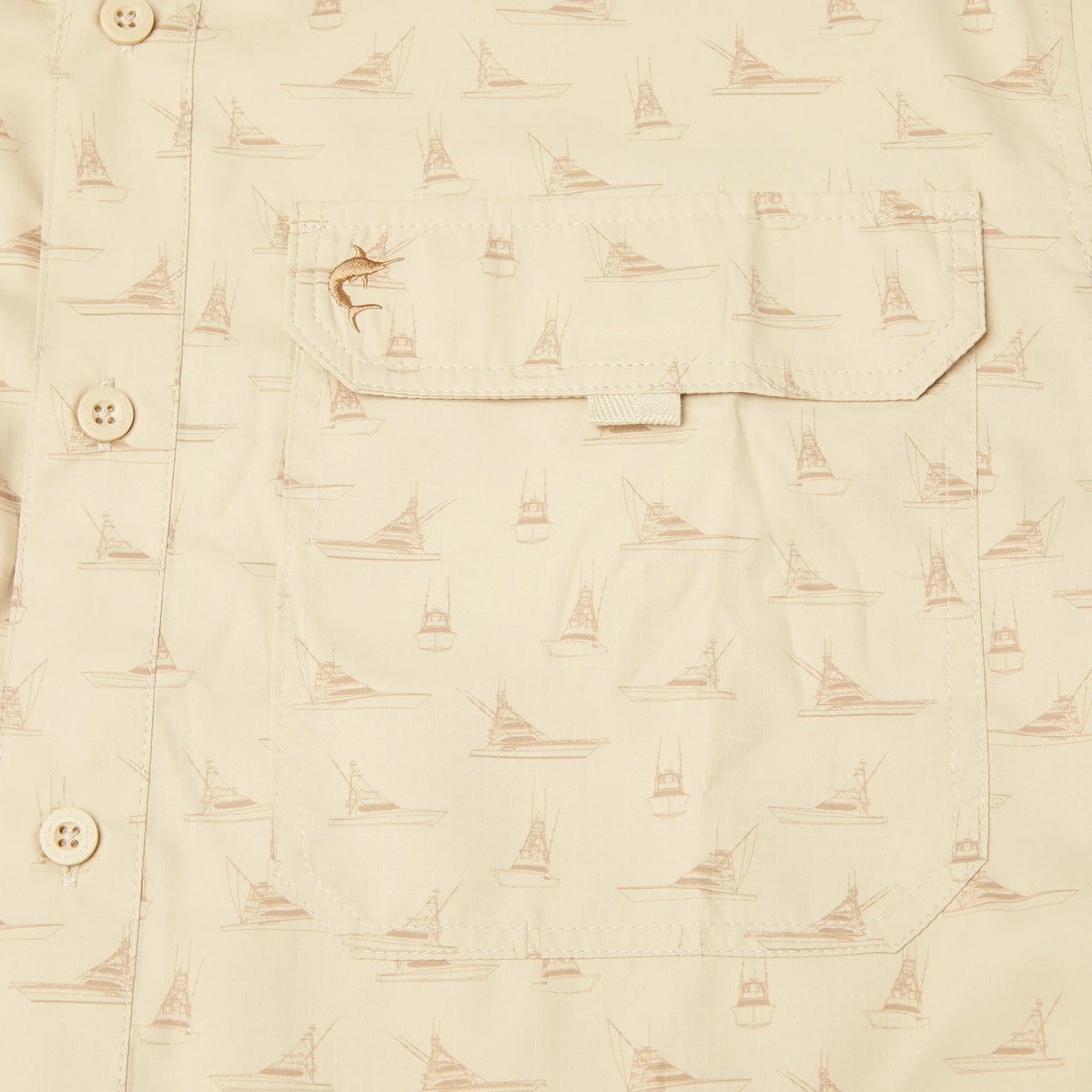 Keys SS Fishing Shirt Tiny Boats
