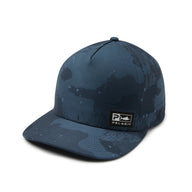 Blue / Dark navy camouflage cap with Pelagic brand logo