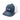 Blue and white cap with Pelagic logo on a white background