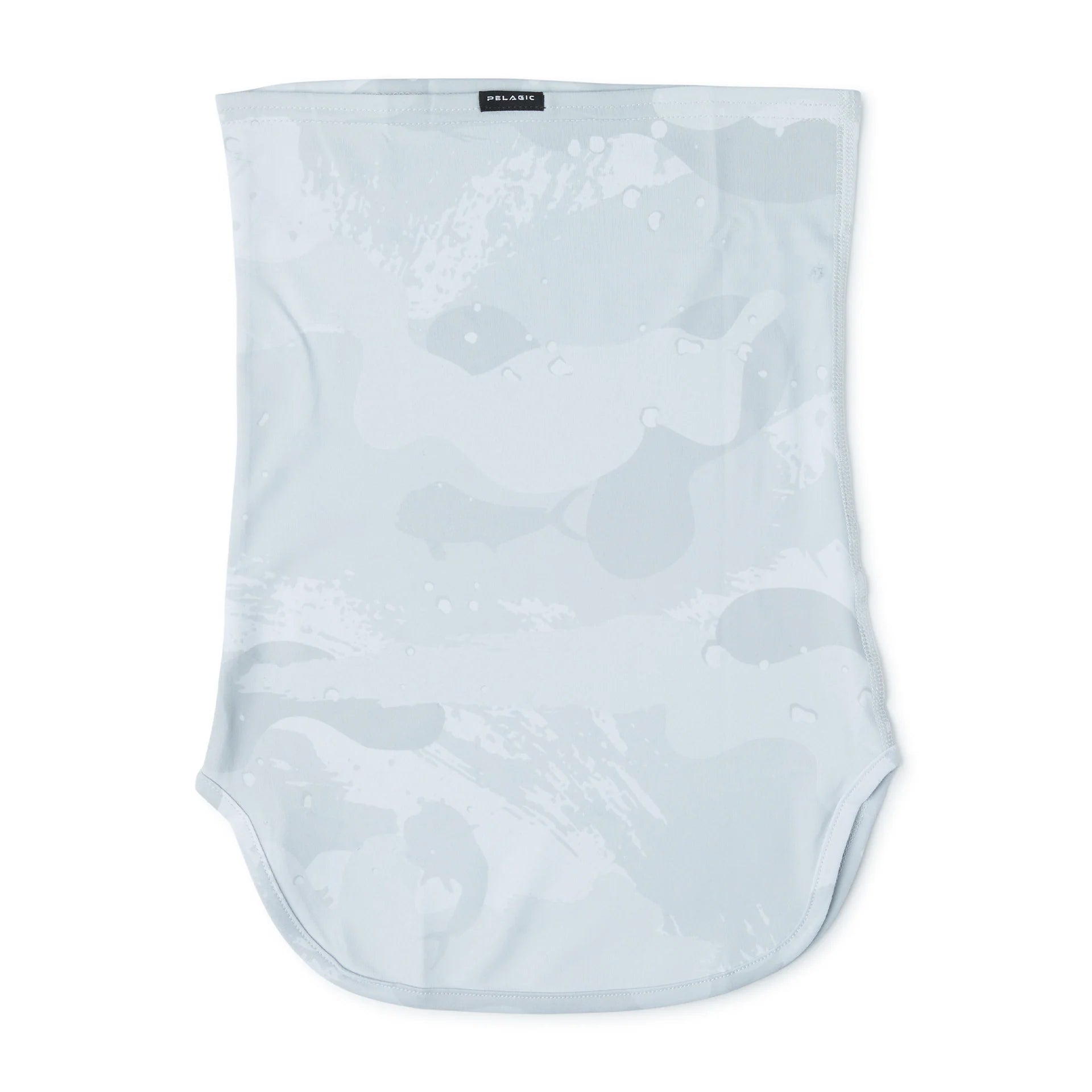 white grey camo fishing sun mask or buff
