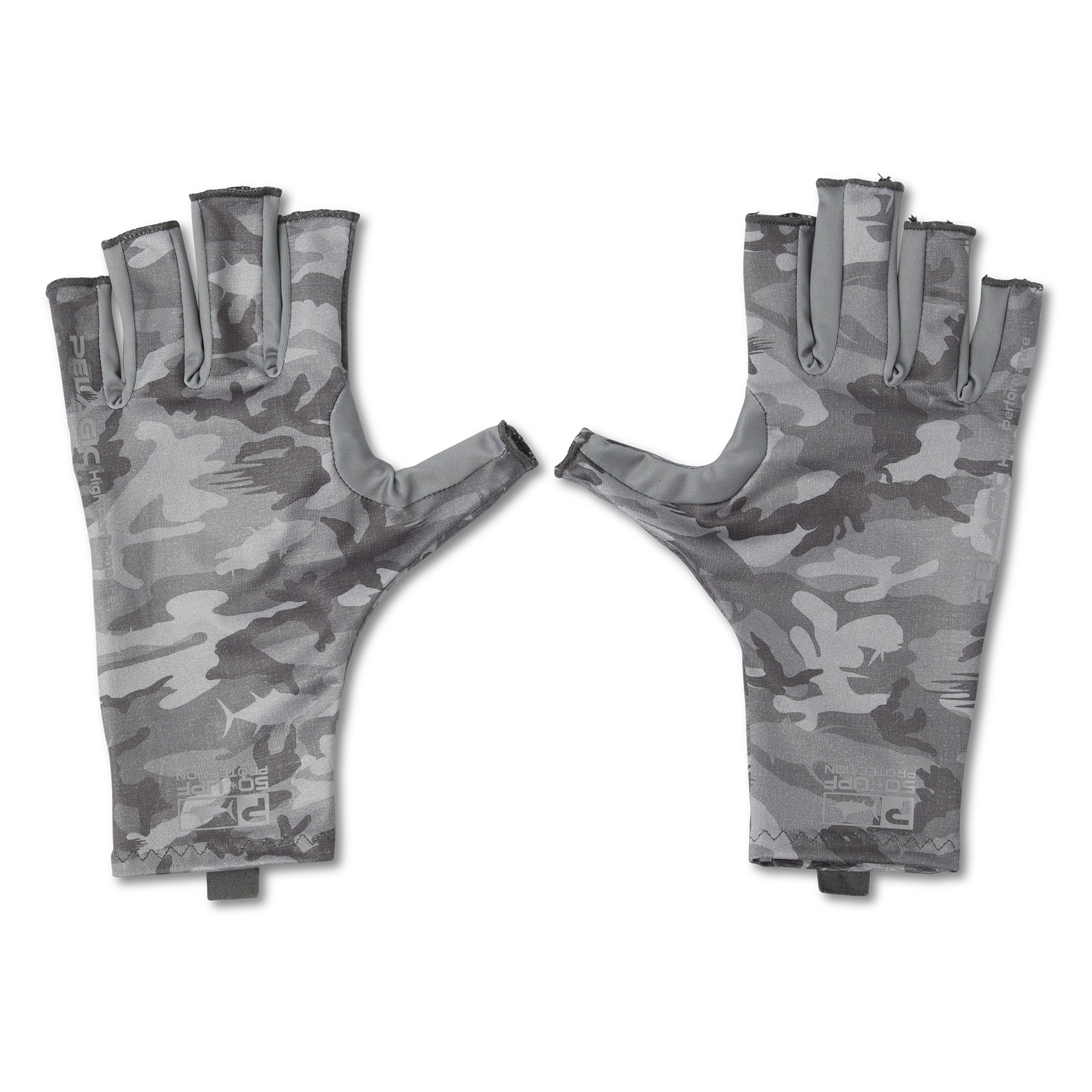 SUN GLOVES FISH CAMO