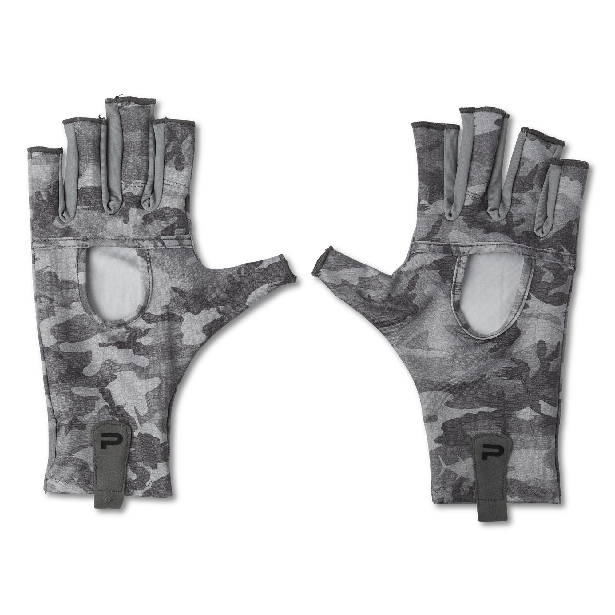 SUN GLOVES FISH CAMO