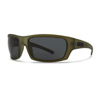 Green fishing sunglasses with dark lenses - Pelagic Australia