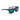 Black sunglasses with blue-tinted lenses, polarised for fishing