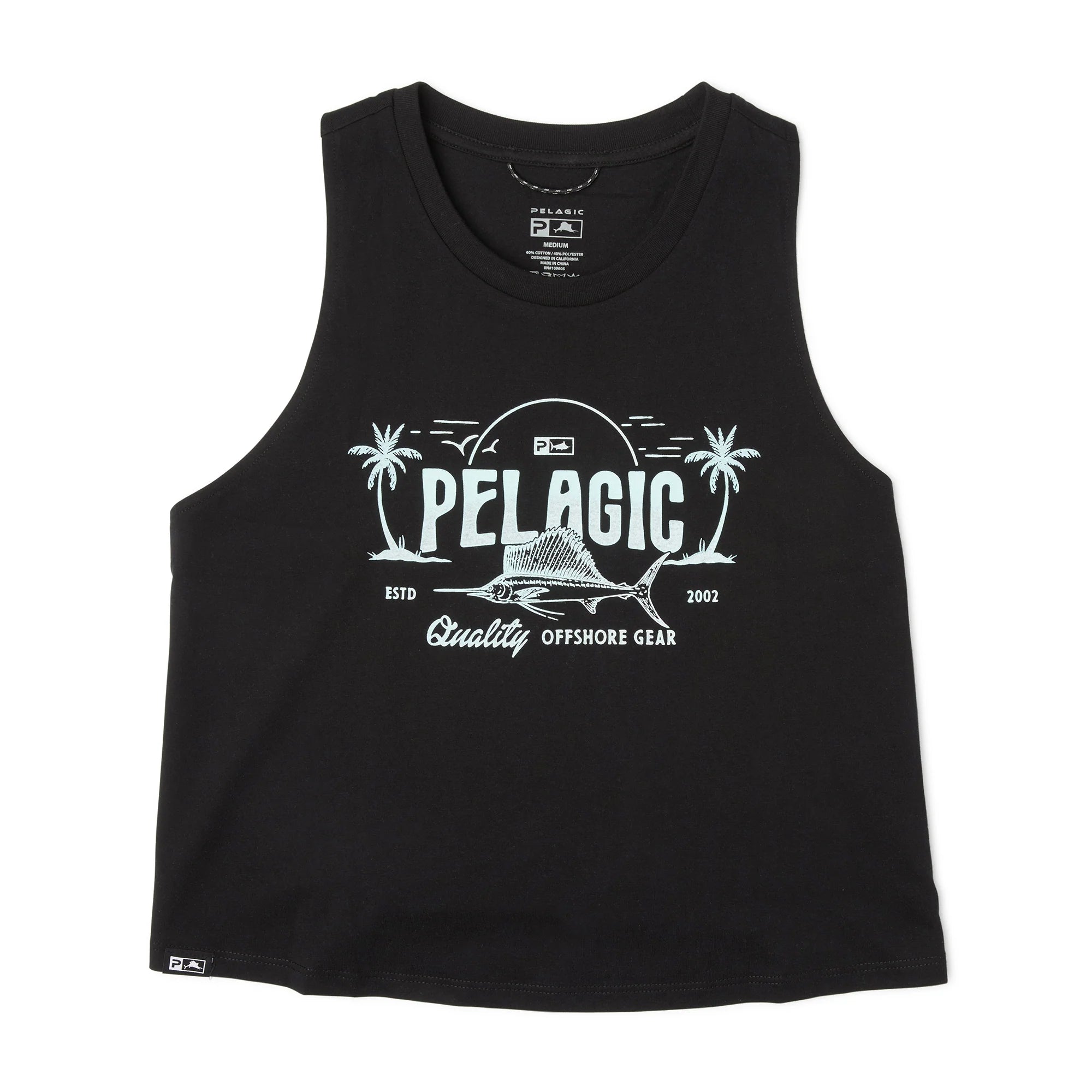 Ws Premium Cropped Tank Horizon