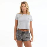 Ws Premium Cropped T-Shirt Tropical Dream