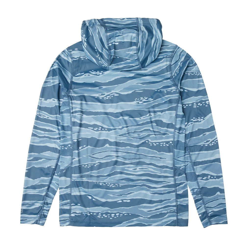 Youth Hooded Vaportek Wahoo Camo